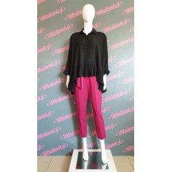 Bluzka LOLA oversize plisa czarna