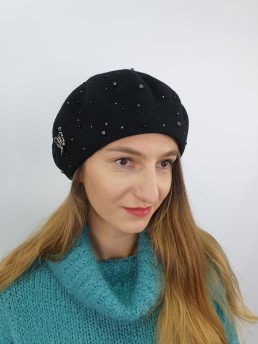 Beret Willi Tessa czarny