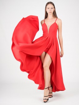 Sukienka PARISSE czerwona...