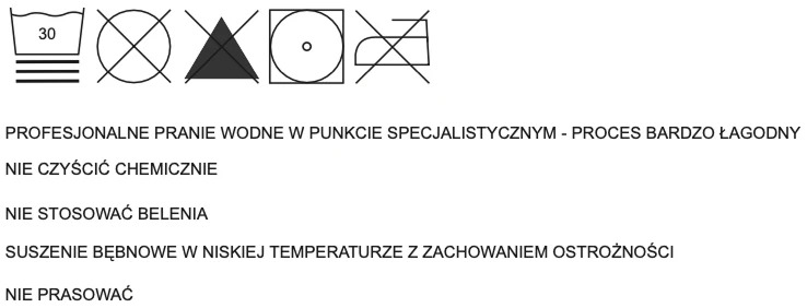 Instrukcja konserwacji odzieży